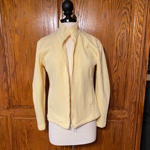 Light Yellow Monterry Club Golf Jacket - Size Med